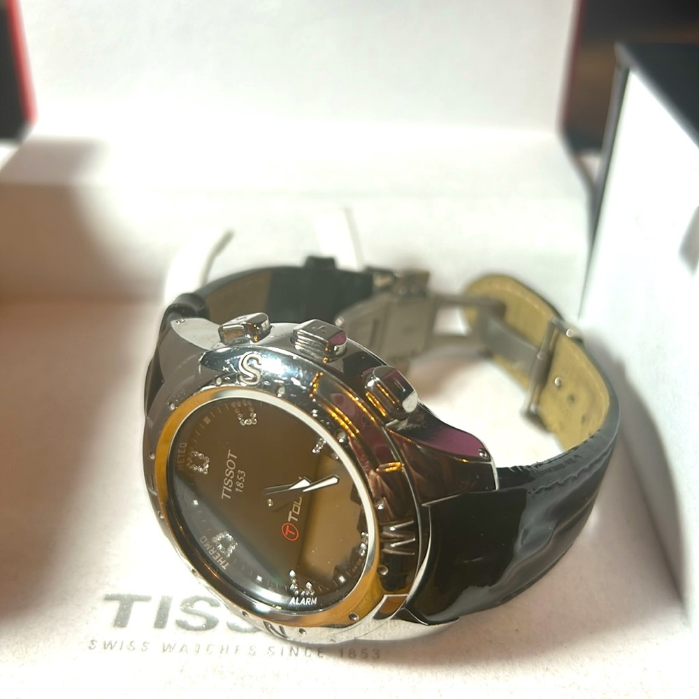 Unisex Tissot T-Touch ll, Black Mother of Pearl face